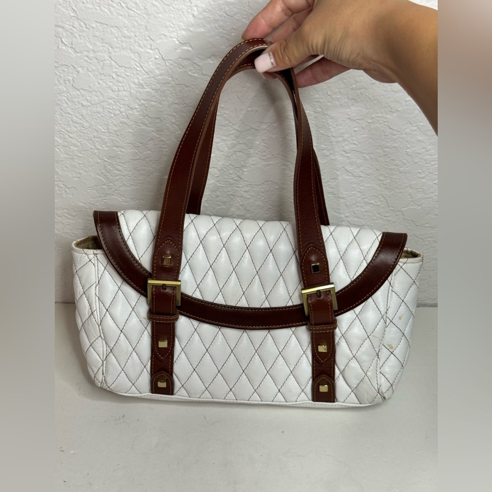 Billy Bag London White Quilted Handbag Shoulder Bag